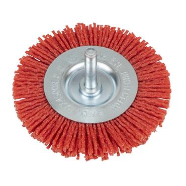 SEALEY SENFBC75 75mm Nylon Filament Circular Brush with 6mm Shaft