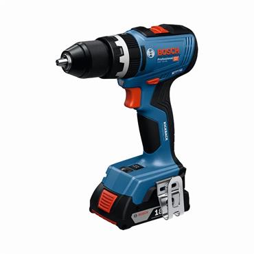 BOSCH 06019N3373 GSB 18V-65 18V Combi Drill, 2 x 5.0Ah Batteries