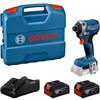 BOSCH 06019N2072 GDR 18V-215 18V 215NM Brushless Impact Driver, 2 x 5.0Ah Batteries