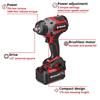 4510069 TP-CW 18V /750-C Li BL Kit;EX;UK Cordless Impact Wrench, 1 x 5.2 Ah Battery