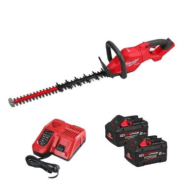 Milwaukee M18 FHET60G2-802 FUEL 60cm Hedge Trimmer, 2 x 8.0Ah Forge Batteries