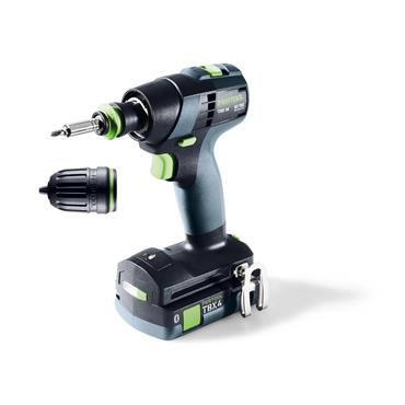 Festool 579348 TXS 18 TBX 4,0 I-Plus Cordless Drill Set, 2 x 4.0Ah Batteries