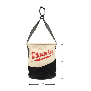 MILWAUKEE 4932498657 Textile Utility Bucket with Pockets