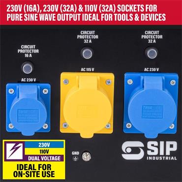 SIP 25405 MEDUSA ISG8800 Digital Inverter Generator