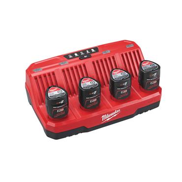 MILWAUKEE M12C4 4932430555 12V 4 Bay Multi Charger