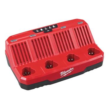 MILWAUKEE M12C4 4932430555 12V 4 Bay Multi Charger