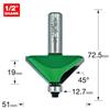 Trend C197X1/2TC Bearing Guided Chamfer 51mm Diameter