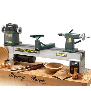 Record Power DML320 Cast Iron Electronic Variable Speed Lathe