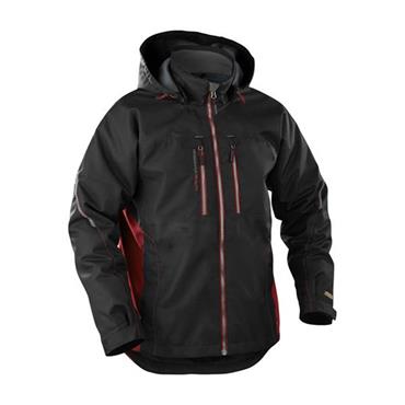 BLAKLADER 4890 Waterproof Lined Functional Jacket - Black/Red