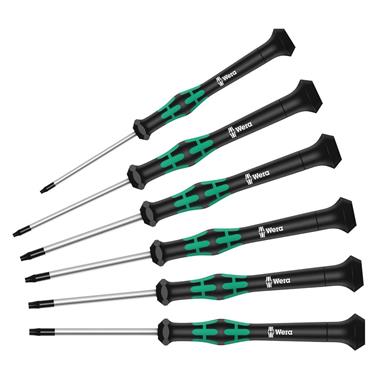 Wera 05118154001 6 Piece Torx Kraftfrom Screwdriver Set