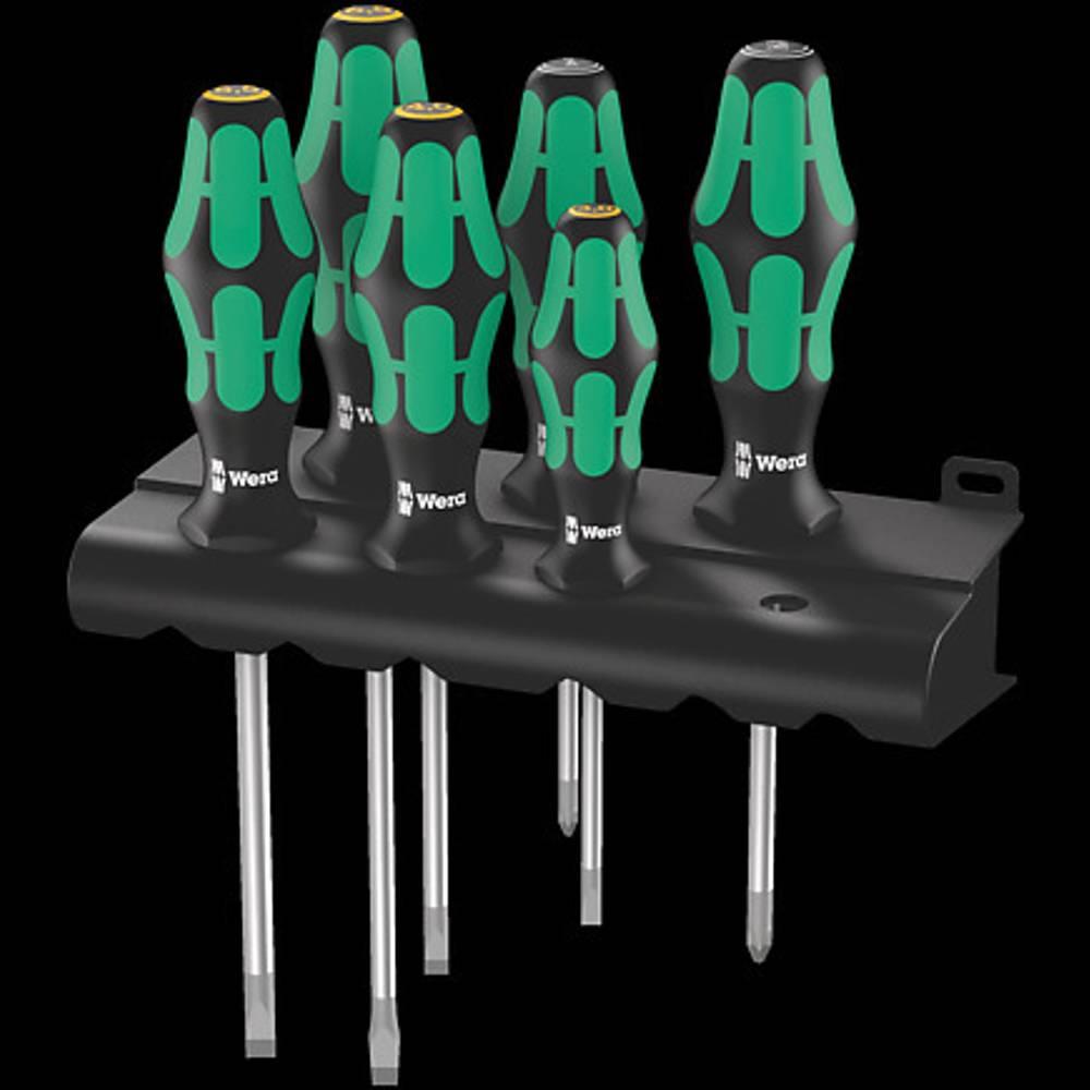 Wera 05105656001 6 Piece Mixed Kraftfrom Plus Lasertip Screwdriver Set