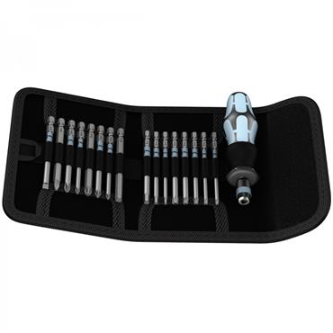 Wera 071116 17 Piece Mixed Kraftform Kompakt 60 Stainless Set