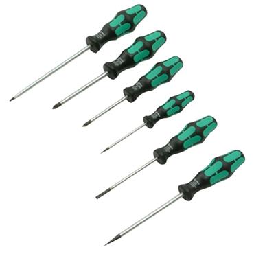 Wera 05105622001 6 Piece Mixed Kraftform Plus Screwdriver Set