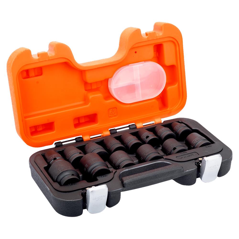 Bahco D/S14 14 Piece Metric Standard 1/2" Drive Impact Socket Set