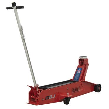 SEALEY 10QJ Trolley Jack 10 Ton Long Reach