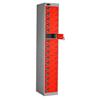 Probe 16 Compartment 16 Door Red Laptop Locker, W1351YXDAQ00