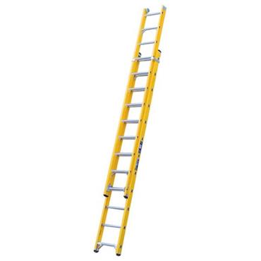 BRATTS LADDERS GL2 19 4.83-8.85m GL2 Glass Fibre Double Extension Ladder