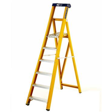 BRATTS LADDERS GSP04 1.63m GSP Glass Fibre Folding Platform Step Ladder