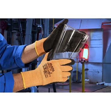 MAPA TempDex 720 Nitrile Thermal Gloves, Black/Orange