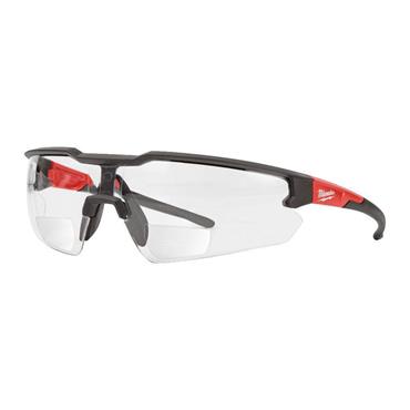 Milwaukee 4932478909 Clear Safety Glasses with +1 Magnified Eye Lens