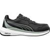 PUMA ZOOM LOW S3S ESD Leather Safety Shoe,Black, Size 39/6