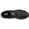 PUMA ZOOM LOW S3S ESD Leather Safety Shoe,Black, Size 39/6