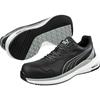 PUMA ZOOM LOW S3S ESD Leather Safety Shoe,Black, Size 39/6