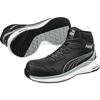 PUMA ZOOM MID S3S ESD Leather Safety Shoe,Black, Size 39/6