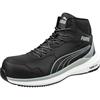 PUMA ZOOM MID S3S ESD Leather Safety Shoe,Black, Size 39/6