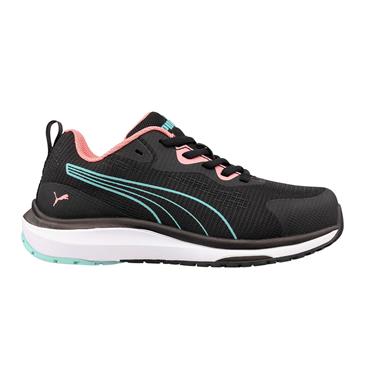 PUMA CELERITY KNIT LOW S1PS ESD Ladies Safety Trainers, Blue/Coral