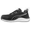 PUMA CELERITY KNIT LOW S1PS ESD Safety Shoe, Black/White, Size 35/2
