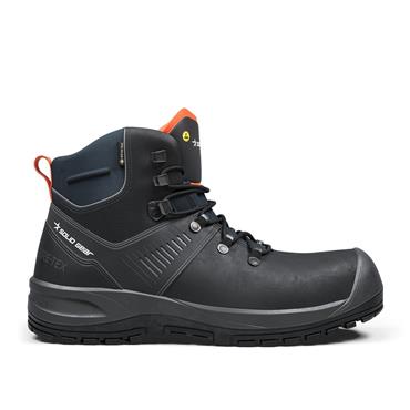 SNICKERS Solid Gear S7L, SR, HRO, FO Ion GTX Mid Safety Boots, Black/Red