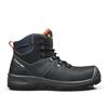 SNICKERS Solid Gear Ion GTX Mid Safety Boots, Black/Red, Size 41/7