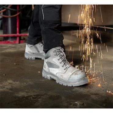 STEEL BLUE 398599-GTE Parkes Zip Composite S3 Safety Boots, Granite