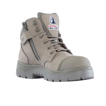 STEEL BLUE 398599-GTE Parkes Zip Composite S3 Safety Boots, Granite