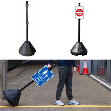 ADDGARDS RAS1 Roll A Sign Mobile Sign Holder