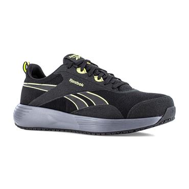REEBOK IB5106 S1PS LITE PLUS 4 Safety Shoes, Black/Neon
