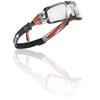 BOLLE RUSXMN11E RUSH+ 2.0 XP Safety Glasses, Hybrid clear, Medium/Large, Black/Red Frame
