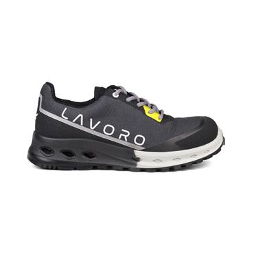 LAVORO Crater S3 Safety Shoes, Black