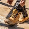 DEWALT STEELFORGE S7S SR FO HRO SC LG Waterproof Safety Boots, Honey, Size 7/41