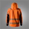 SNICKERS 1232 High-Vis Class 2/3 Softshell Jacket, Orange/Black, Size Small