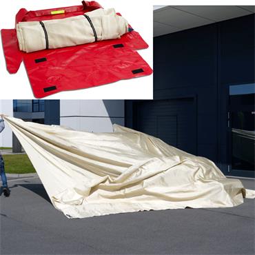 JUTEC 6 x 8m Fire Limitation Blanket for Electric Cars