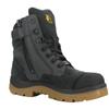 STEEL BLUE Southern Cross Zip S3 Composite Safety Boots, Black Amber, Size 7/41