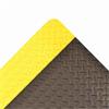 NO TRAX 91cm x 213cm Black/Yellow Cushion Trax Anti Fatigue Matting