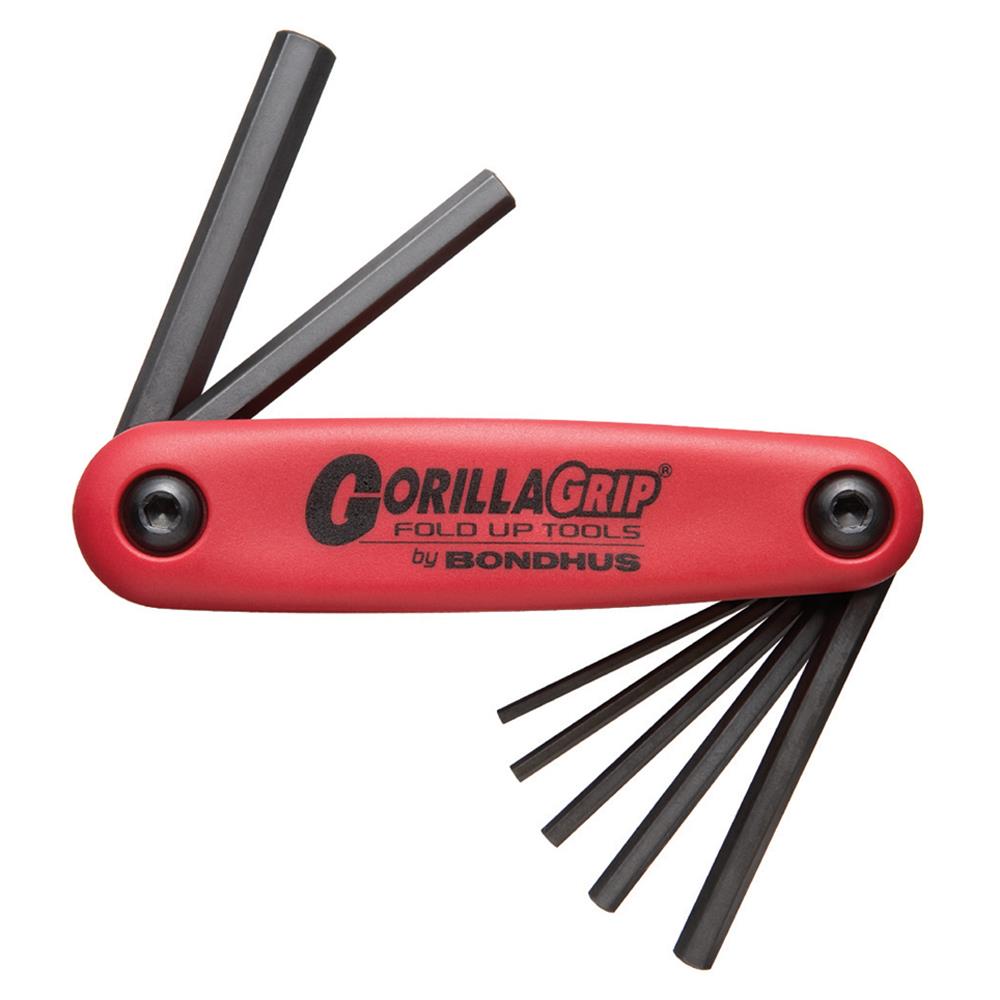 Bondhus Gorilla Grip Foldup Metric Hex Key Set 28mm 12587 available