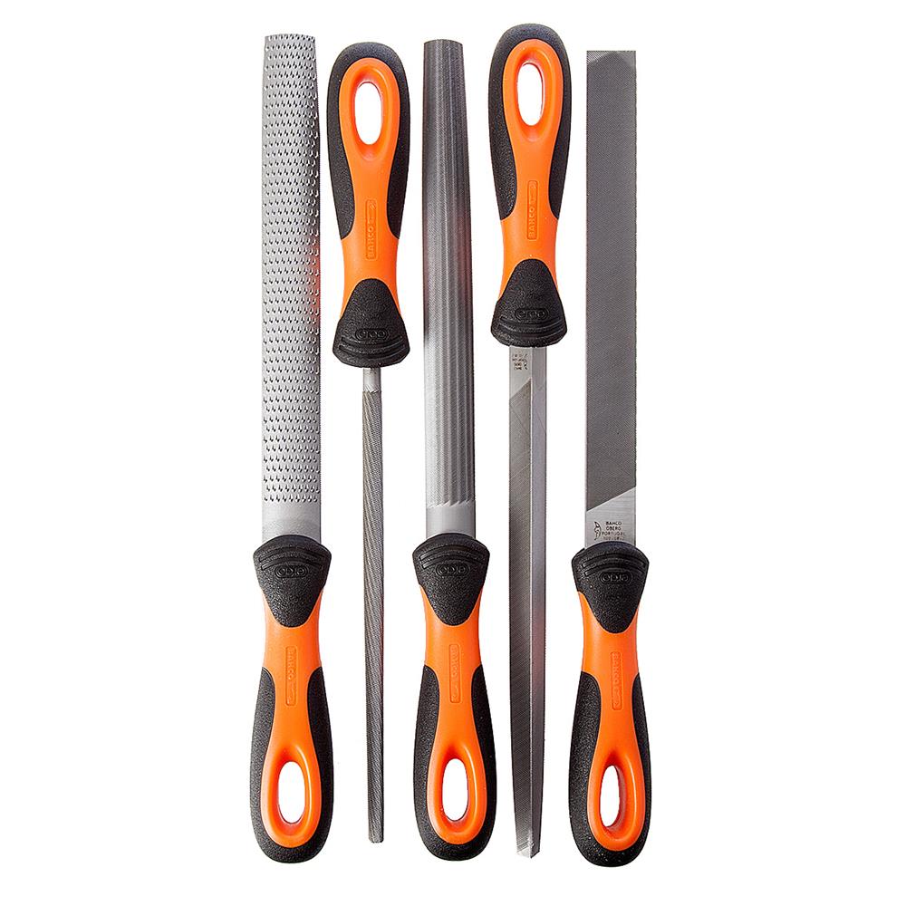 Bahco 14770822 5 Piece 200mm Hand File Set available online