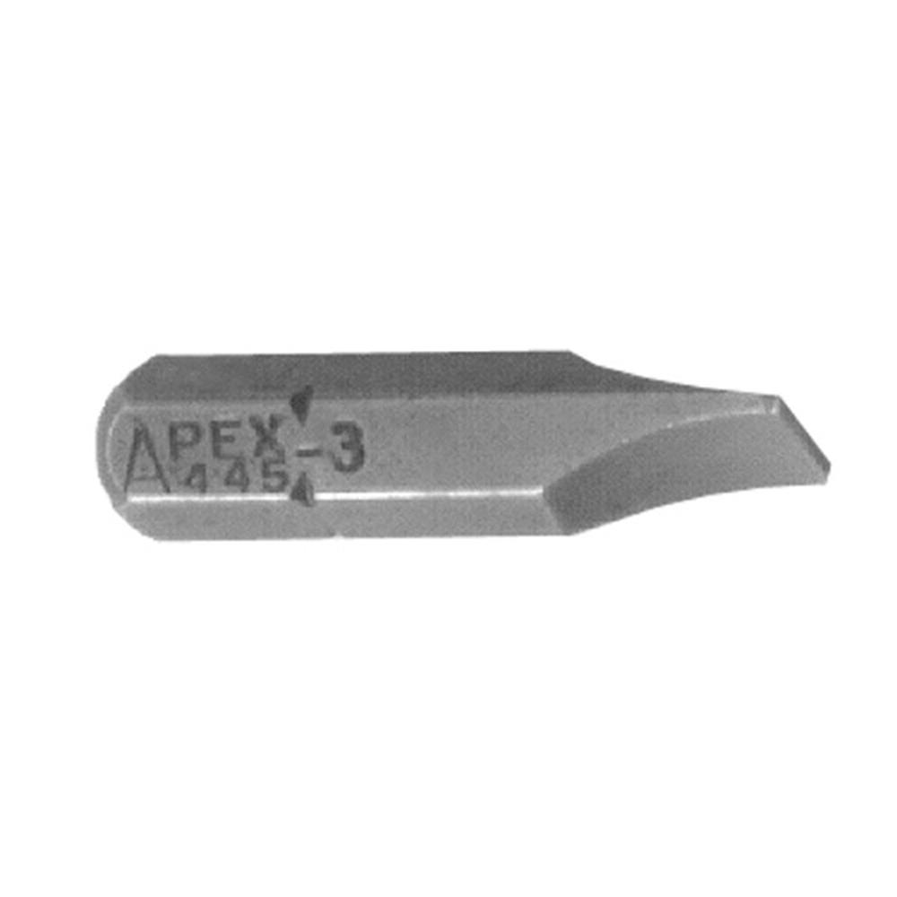 Apex 1/4" Hex Insert Slotted Screwdriver Bits available online