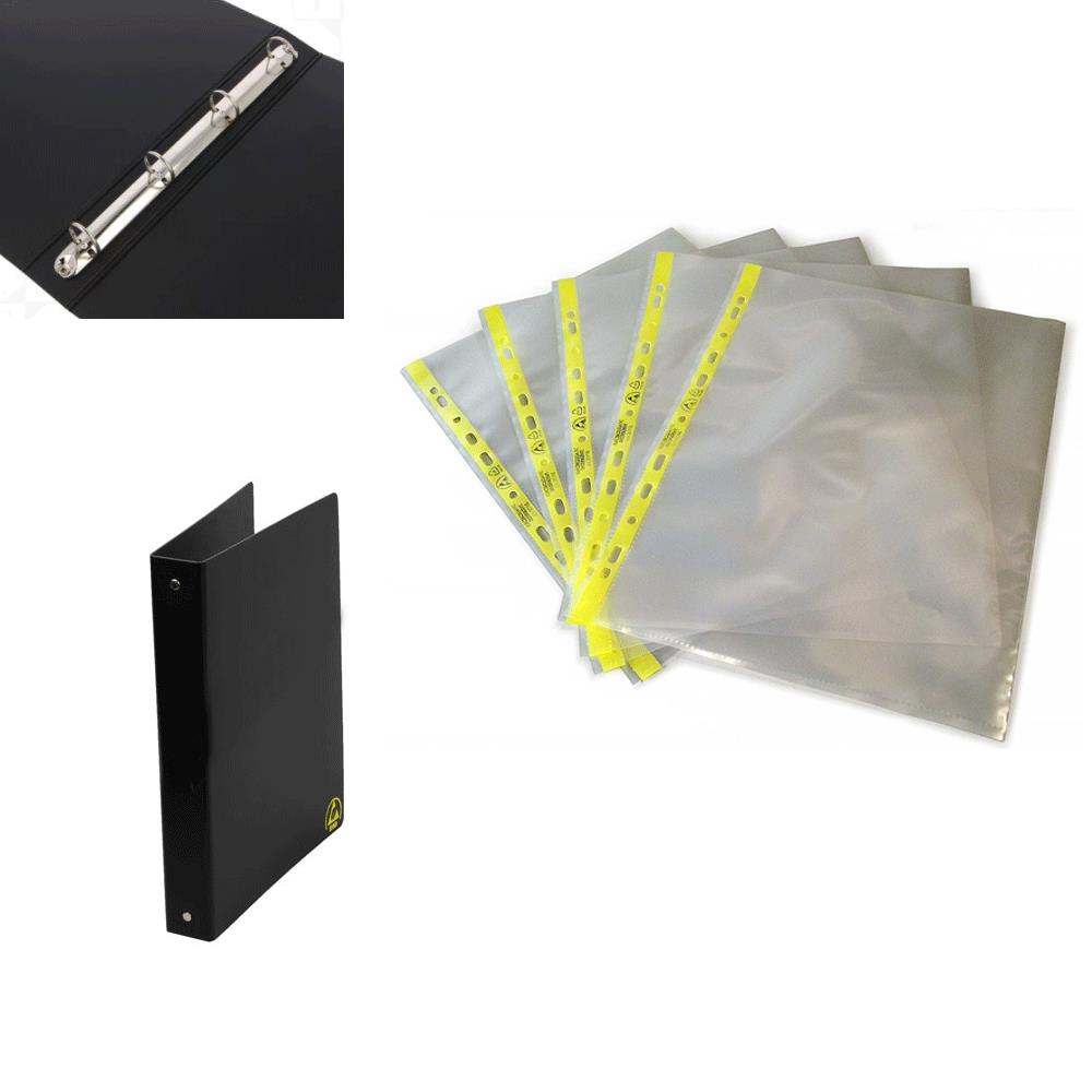 Citec A4 ESD Document Wallets & Ring Binder available online