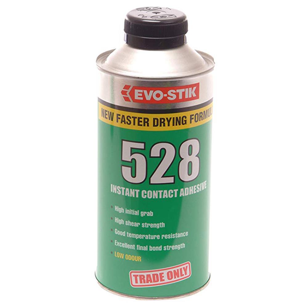 EvoStik 528 HeavyDuty Instant Translucent Amber Contact Adhesives