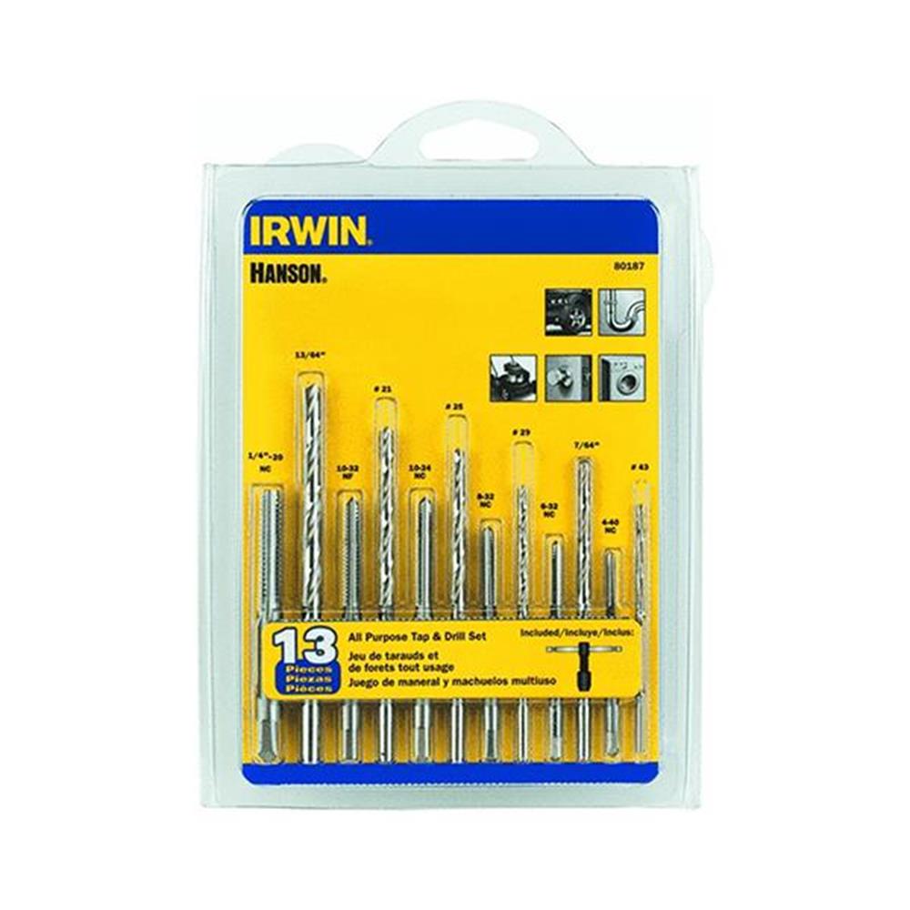 IRWIN 80187 13 Piece Tap & Drill Set available online Caulfield